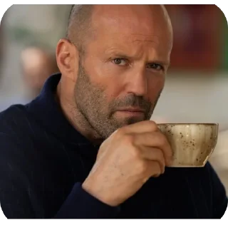 ☕️ emoji Statham every day Telegram sticker 23 of 23