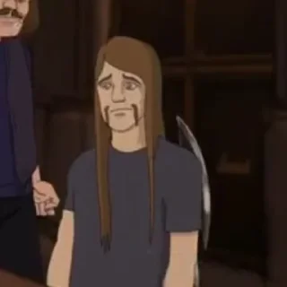 😥 emoji metalocalypse:by Мох Telegram sticker 5 of 44
