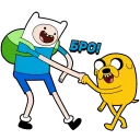 🤛 emoji Adventure Time Telegram sticker 13 of 38