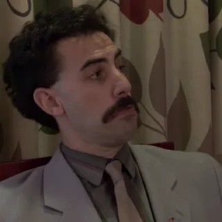 😎 emoji BORAT BY @slikery_goslinga Telegram sticker 3 of 20