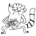😠 emoji @TVstickers Regular Show Cartoons Telegram sticker 19 of 120