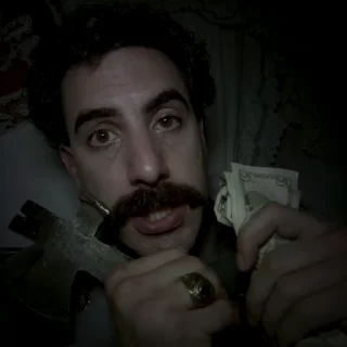 😱 emoji BORAT BY @slikery_goslinga Telegram sticker 14 of 20