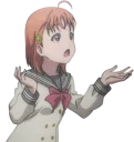 😧 emoji Love Live! Sunshine!! Telegram sticker 23 of 75