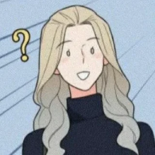 ❤️ emoji альфа блондинка Telegram sticker 15 of 31