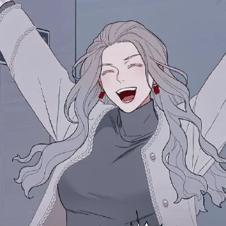 ❤️ emoji альфа блондинка Telegram sticker 10 of 31