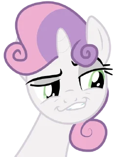 Sticker from @mlpstickers Sweetie Belle