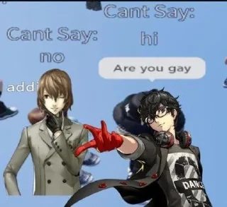 Sticker from persona 5