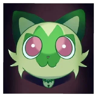 🧐 emoji Sprigatito 😺✨🍃 Telegram sticker 18 of 31