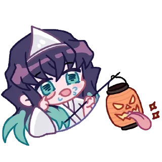 👻 emoji Inosuke Telegram sticker 11 of 25