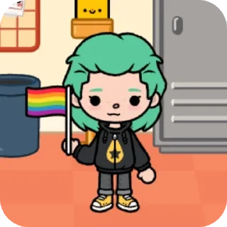 🏳‍🌈 emoji черепОК вроде:0 Telegram sticker 16 of 16