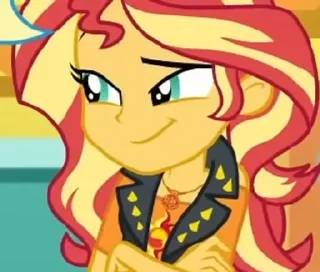 😏 emoji sunset shimmer💫 pt2 Telegram sticker 20 of 120