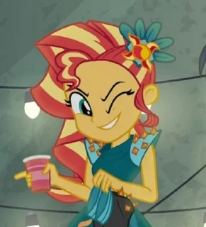 😉 emoji sunset shimmer💫 Telegram sticker 24 of 120