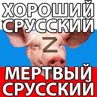 Sticker from русня пидарасы