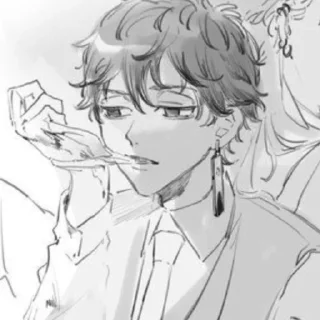 😒 emoji Bonten Michi Telegram sticker 10 of 71