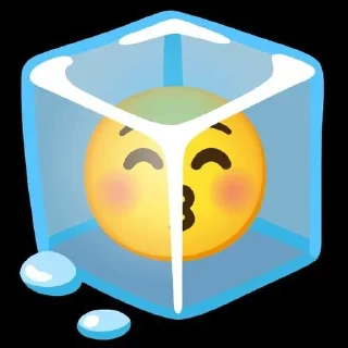 🌟 emoji 🧊Coldemoji🧊 Telegram sticker 13 of 120