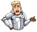 ☹ emoji Romantic Knight Telegram sticker 20 of 36