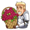 💐 emoji Romantic Knight Telegram sticker 8 of 36