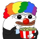 🍿 emoji White Honka Telegram sticker 23 of 41