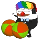 🥁 emoji White Honka Telegram sticker 18 of 41