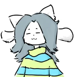🌟 emoji Temmie! )[by Dunya_Oficial] Telegram sticker 12 of 15