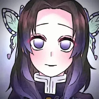 🦋 emoji Шинобу помидорка Telegram sticker 22 of 38