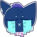 😭 emoji NITW Telegram sticker 7 of 10