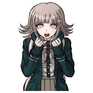 ❗️ emoji Chiaki Nanami Telegram sticker 9 of 21