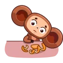 😦 emoji Cheburashka by @LilAladin Telegram sticker 14 of 25