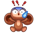 😰 emoji Cheburashka by @LilAladin Telegram sticker 4 of 25
