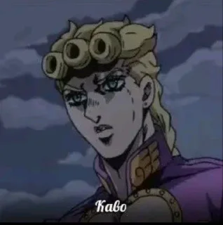 😶 emoji JJBA Telegram sticker 21 of 47