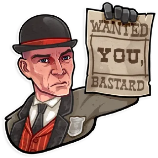 👮‍♂️ emoji Red Dead Redemption Telegram sticker 18 of 20