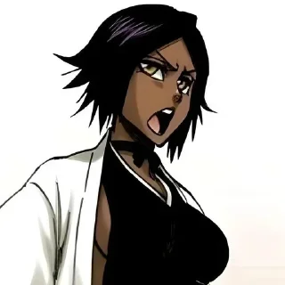 🧨 emoji yoruichi shinoin by @xarmaxx Telegram sticker 7 of 35
