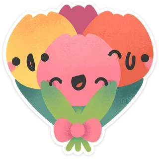 💐 emoji Пашка-Тюльпашка • @TgSticker Telegram sticker 3 of 48