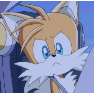 😠 emoji Tails the fox Telegram sticker 6 of 120