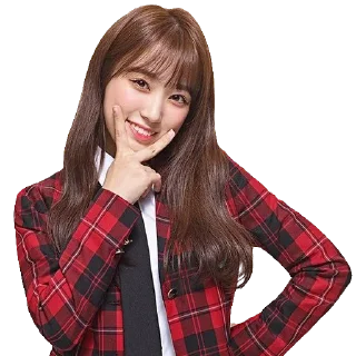 ✌️ emoji @jonafzan Iz*one IZONE Telegram sticker 2 of 50