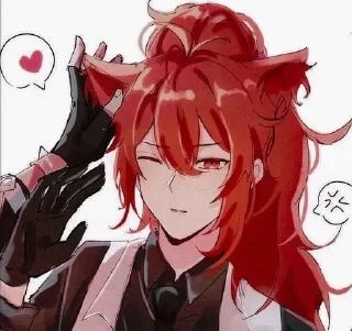 🟥 emoji Стикеры Дилюка Telegram sticker 3 of 64
