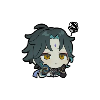 🤨 emoji 𝖃𝖎𝖆𝖔 Telegram sticker 6 of 13