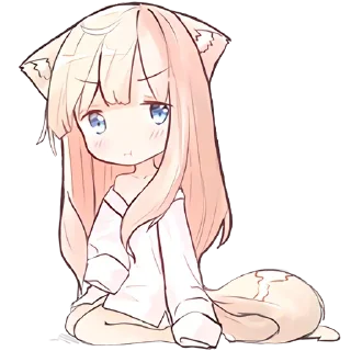 😏 emoji Некомия @nyasticks Telegram sticker 5 of 41