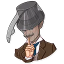 🤫 emoji Such a Gentleman Telegram sticker 17 of 30