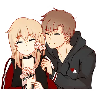 🥰 emoji Любовь в воздухе 2 @Nyasticks Telegram sticker 8 of 41