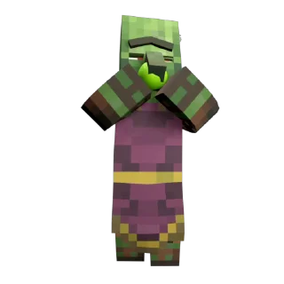 🤮 emoji Minecraft • @TgStickery Telegram sticker 11 of 20