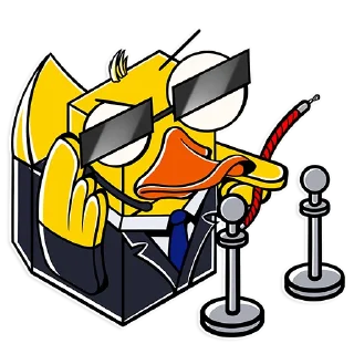 😎 emoji Yellow Stickers Telegram sticker 5 of 58
