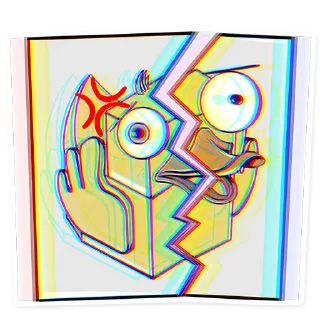 😨 emoji Yellow Stickers Telegram sticker 10 of 58