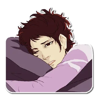 ❤️ emoji Shisui Uchiha by @anime_stickerr Telegram sticker 17 of 28