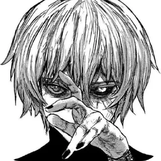 💇 emoji Токийскийгуль Telegram sticker 15 of 57
