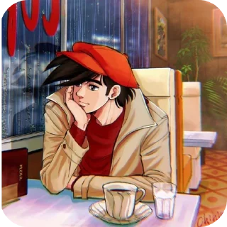 🍽 emoji Ashita no Joe by @slivacch Telegram sticker 17 of 30