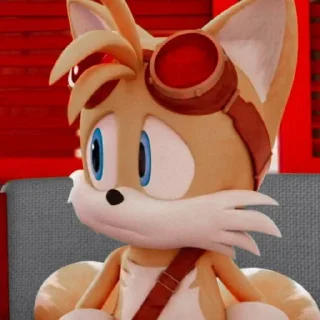 😔 emoji Tails Boom. Telegram sticker 16 of 40