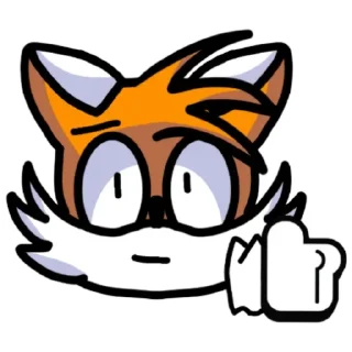 👍 emoji Tails @tails_love Telegram sticker 15 of 30