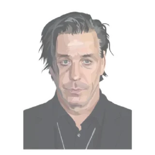 🙁 emoji Rammstein Telegram sticker 15 of 33