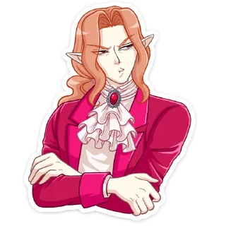 🤔 emoji Вампир Ян :: @stickroom Telegram sticker 16 of 48